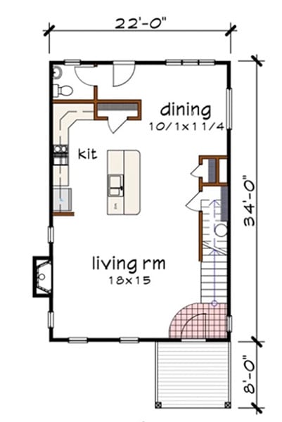 Haven lower floorplan
