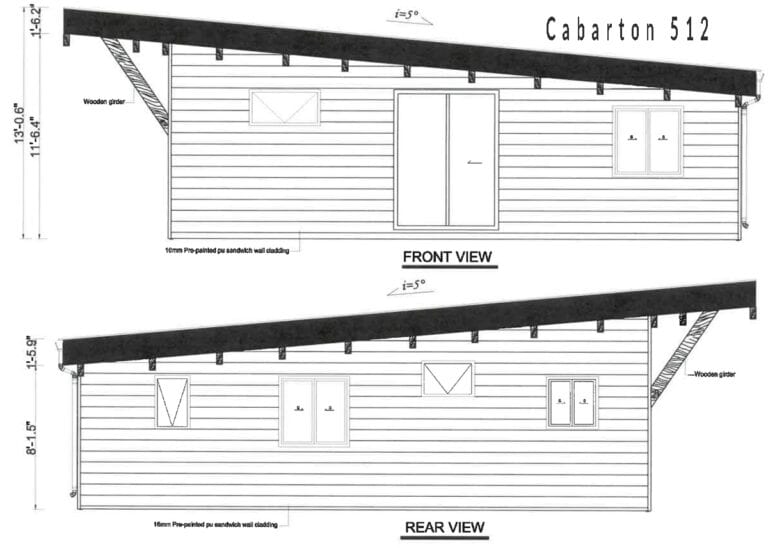 Cabarton 512 Front & Rear Views