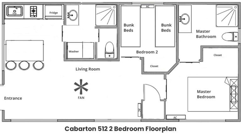 Cabarton 512 2 Bedroom